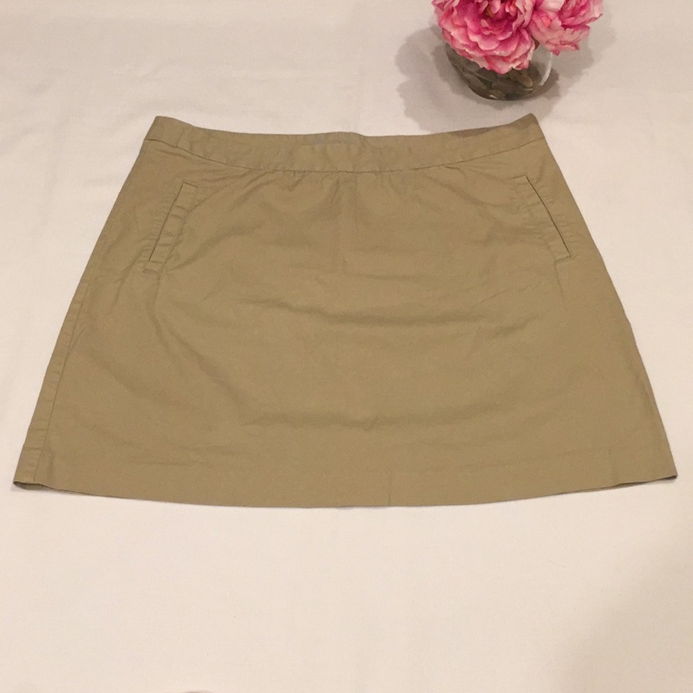 Boden khaki skirt with pockets
